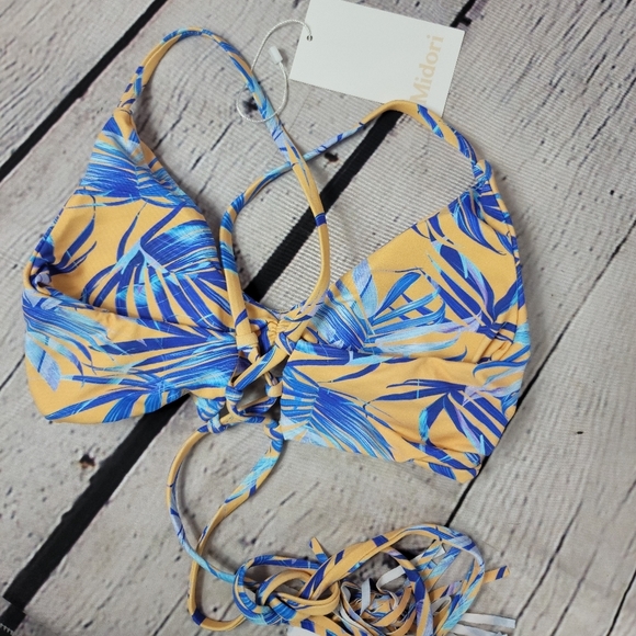 MIDORI NAHELE MIA LEAF TASSEL NEW WITH TAGS TOP SZ XS - Picture 3 of 8